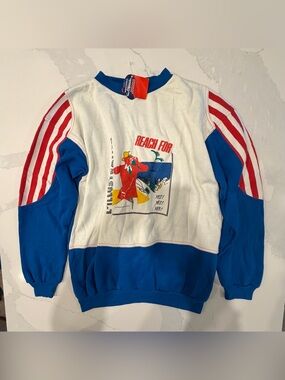 Vintage Tom O'Shanter Sailing Graphic Crewneck Sweater New w/ Tags